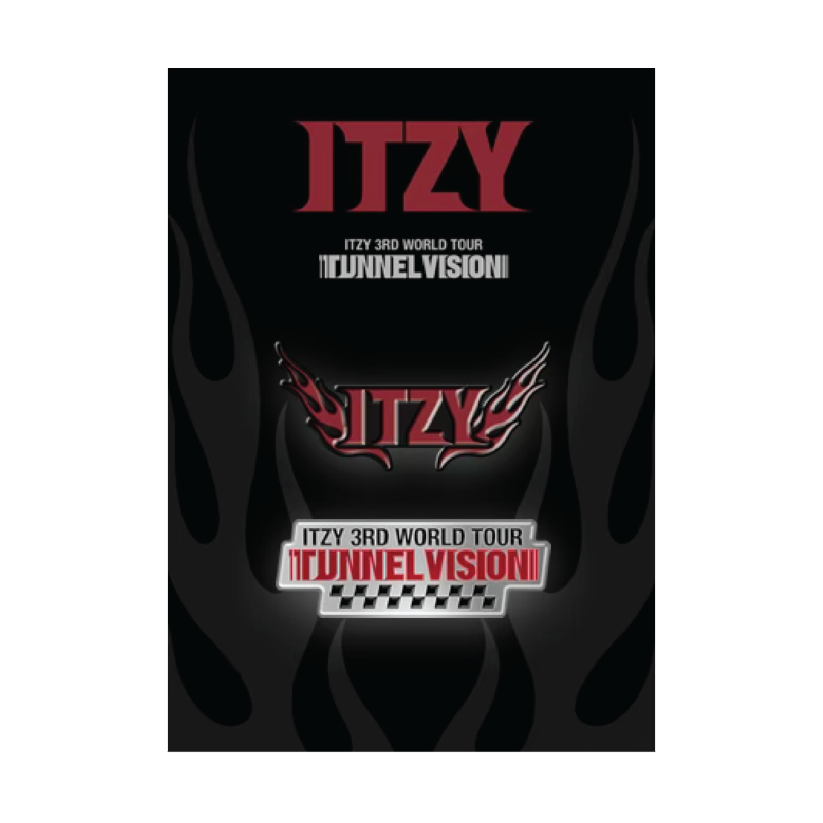 ITZY METAL BADGE